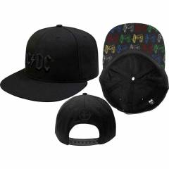 【予約商品】AC/DC Unisex Snapback Cap: Canon Pop-Art (Black) - BLACK