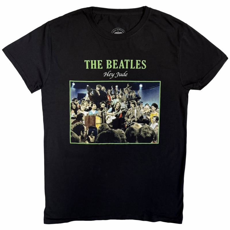 【予約商品】THE BEATLES バンドTシャツ ユニセックス: Hey Jude Live (Black)
