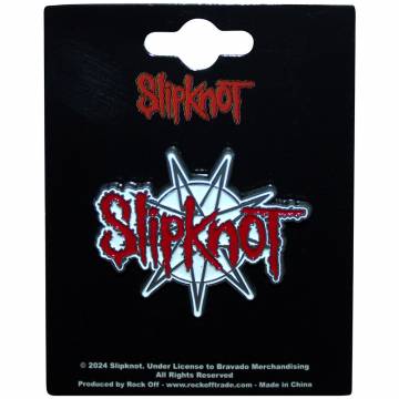 【予約商品】SLIPKNOT Pin Badge: 9-Point Star Logo