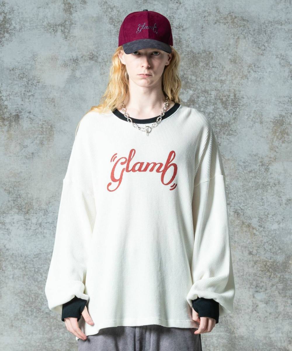 【予約商品】glamb(グラム)GB0325/CS22 : All Purpose Waffle Cutsew  - White