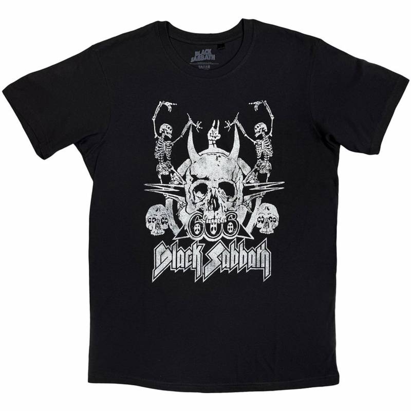 【予約商品】BLACK SABBATH バンドTシャツ ユニセックス: Dancing (Black)
