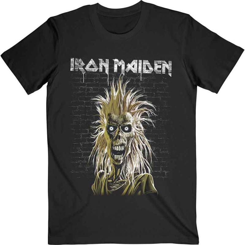 【予約商品】IRON MAIDEN バンドTシャツ ユニセックス: Eddie 40th Anniversary (Black)