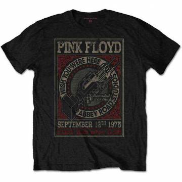 【予約商品】PINK FLOYD バンドTシャツ ユニセックス: WYWH Abbey Road Studios (Black) - BLACK