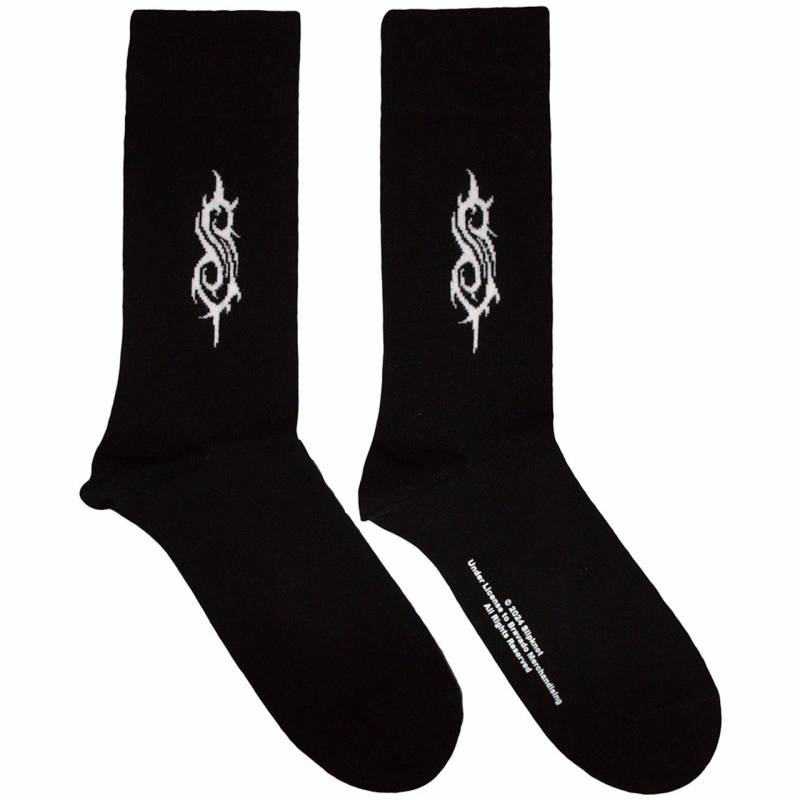 【予約商品】SLIPKNOT Unisex Ankle Socks: Tribal S Text (Black) (UK Size 6 - 11)