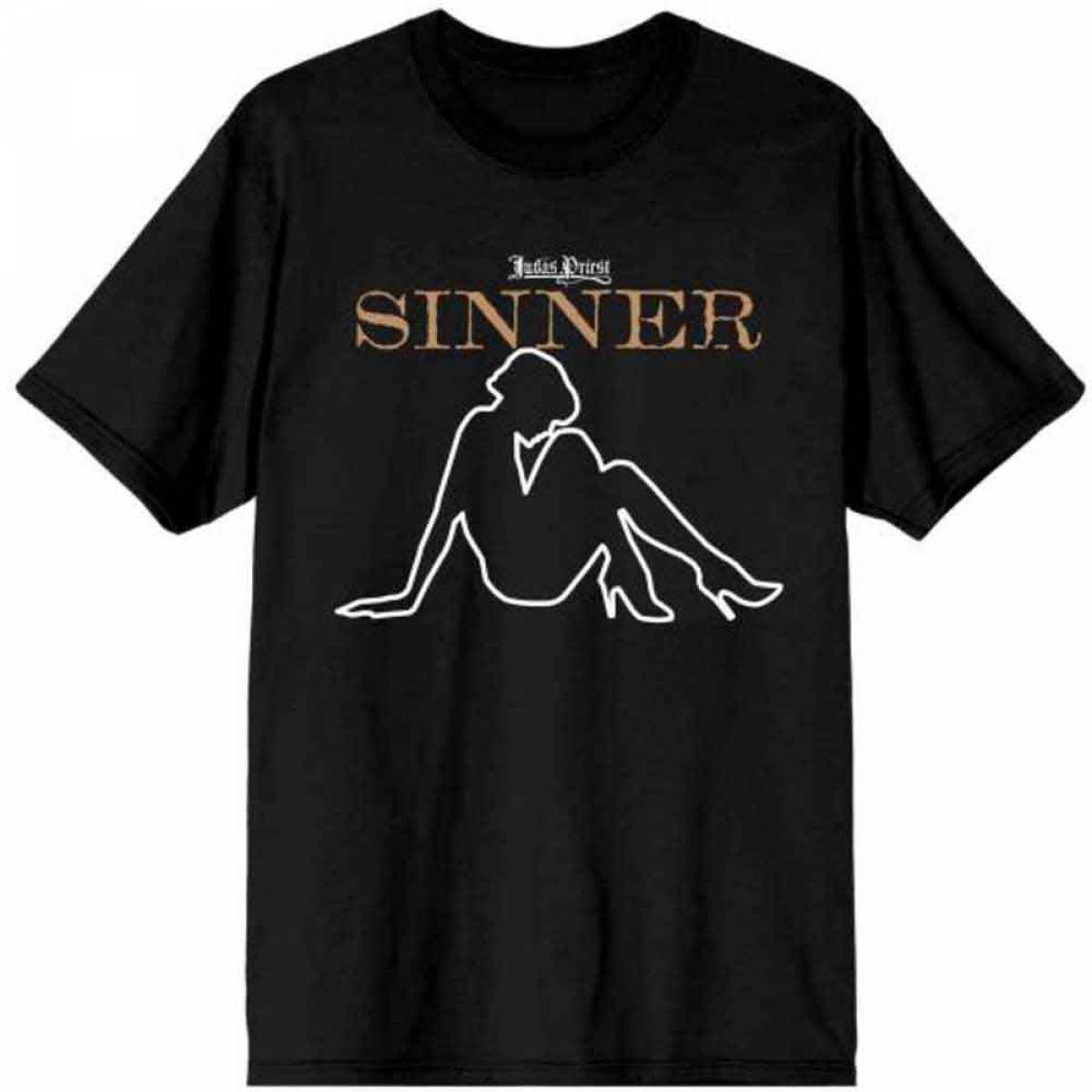 【予約商品】JUDAS PRIEST ユニセックスTシャツ: Sin After Sin Sinner Slogan Lady