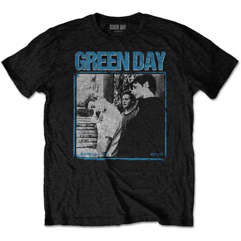 【予約商品】GREEN DAY バンドTシャツ ユニセックス: Photo Block (Black) - BLACK