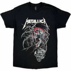【予約商品】METALLICA バンドTシャツ ユニセックス: Spider Dead (Black)