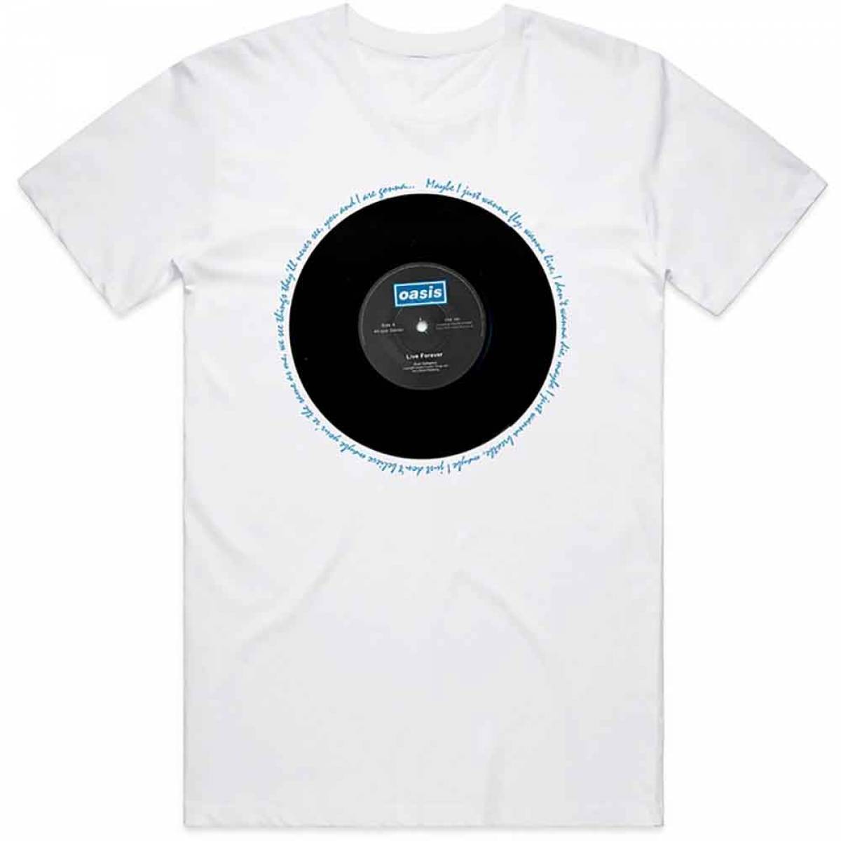 【予約商品】OASIS ユニセックスTシャツ: Live Forever Single