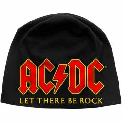 【予約商品】AC/DC Unisex Beanie Hat: Let There Be Rock (Black) - BLACK