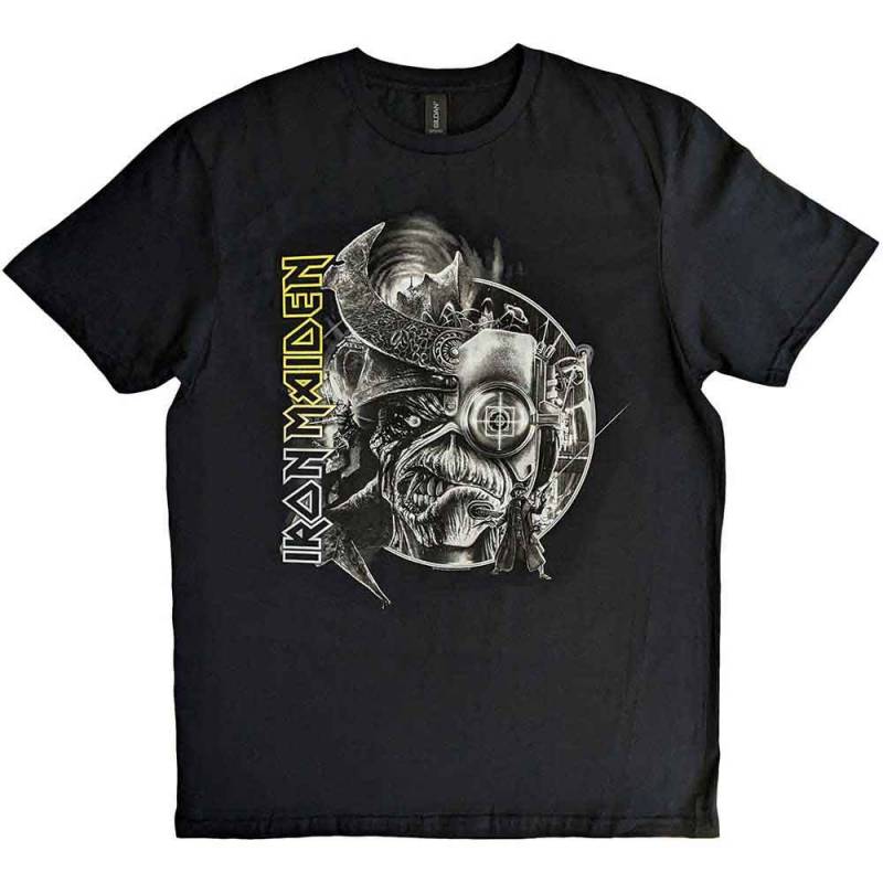 【予約商品】IRON MAIDEN バンドTシャツ ユニセックス: The Future Past Tour '23 Greyscale (Black)