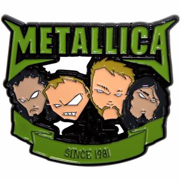 【予約商品】METALLICA Pin Badge: Since 1981 Heads