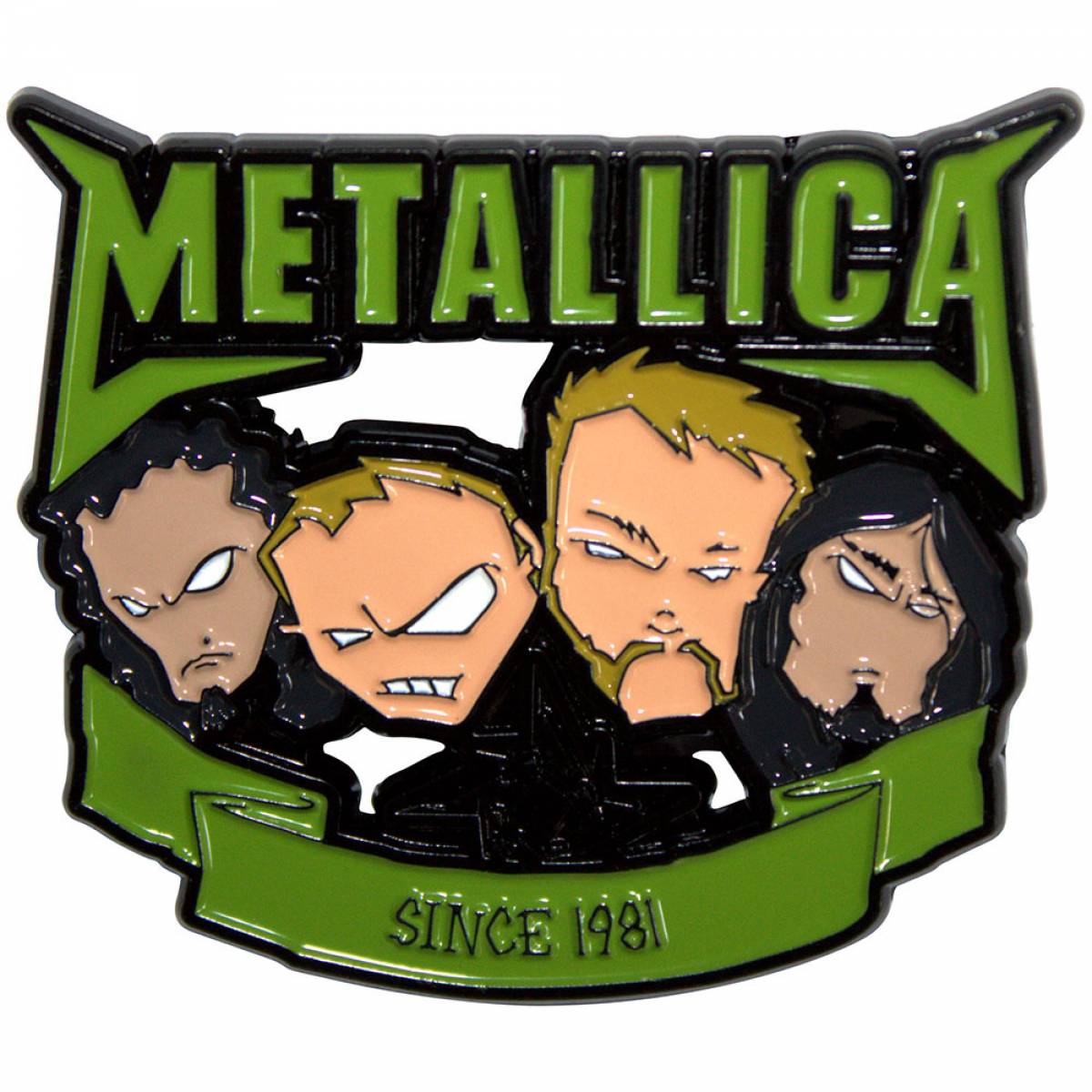 【予約商品】METALLICA Pin Badge: Since 1981 Heads