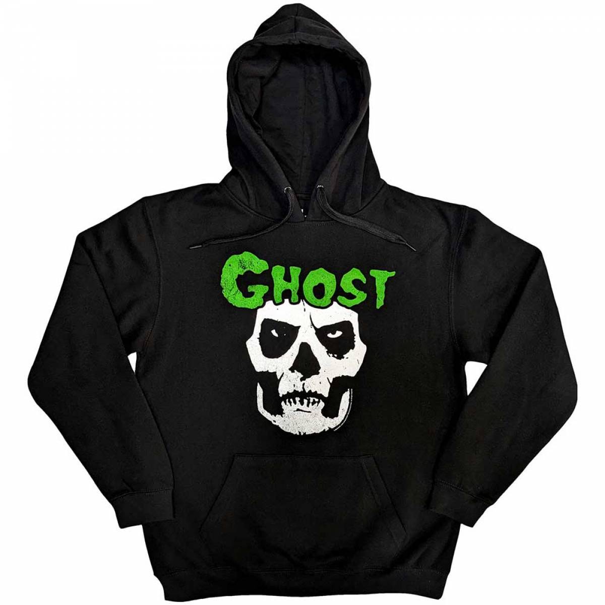 【予約商品】GHOST Unisex Pullover Hoodie: Skull (Black) - BLACK