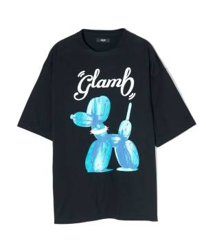 【予約商品】glamb(グラム) GB0424/CS13 : Balloon Dog T-Shirt / バルーンドッグTシャツ - Black