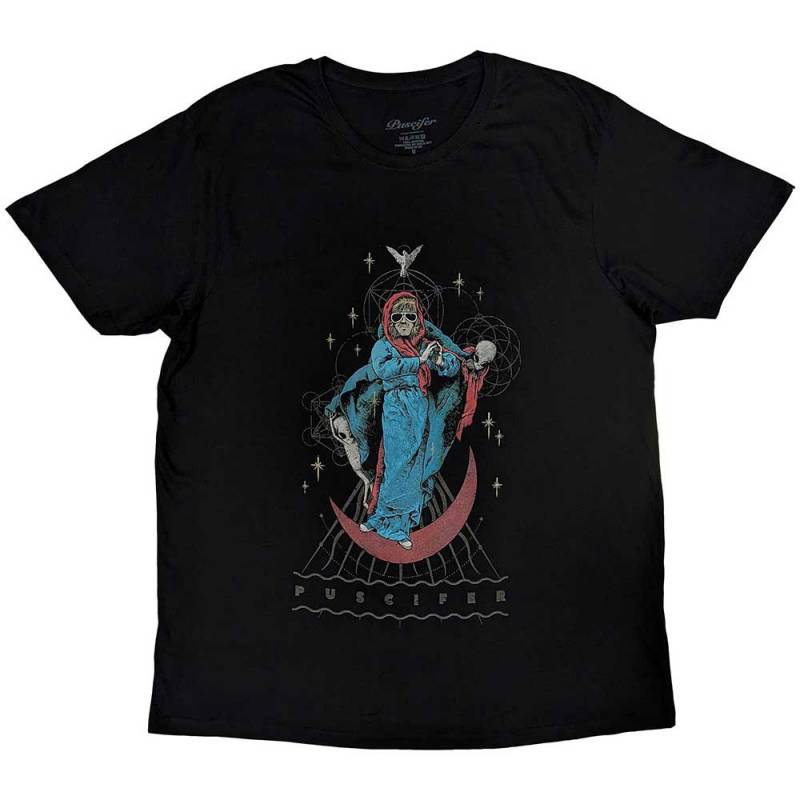 【予約商品】PUSCIFER バンドTシャツ ユニセックス: Crescent Billy (Black)