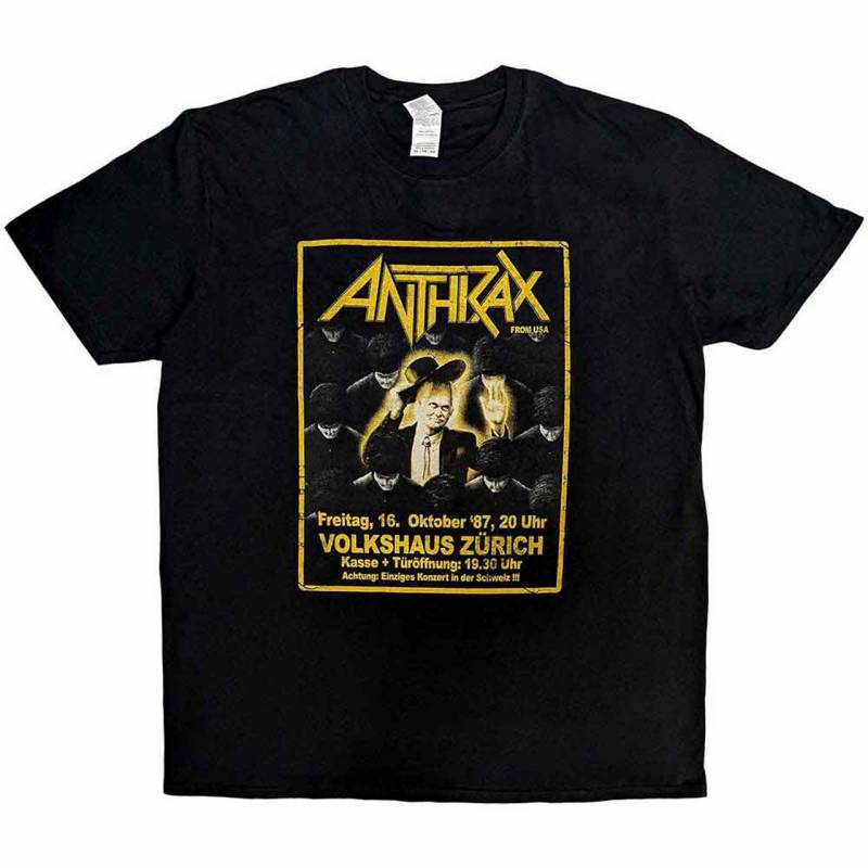 【予約商品】ANTHRAX バンドTシャツ ユニセックス: Among The Living New (Black) (X-Large)