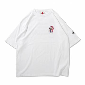 【予約商品】PUNK DRUNKERS (パンクドランカーズ）いい女BIG.TEE - WHITE