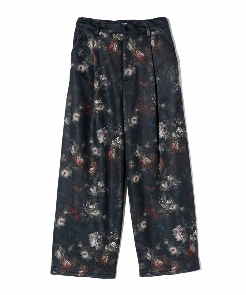 【予約商品】glamb(グラム)GB0324/P02 : Whole Pattern Baggy Pants / ホールパターンバギーパンツ - Flower