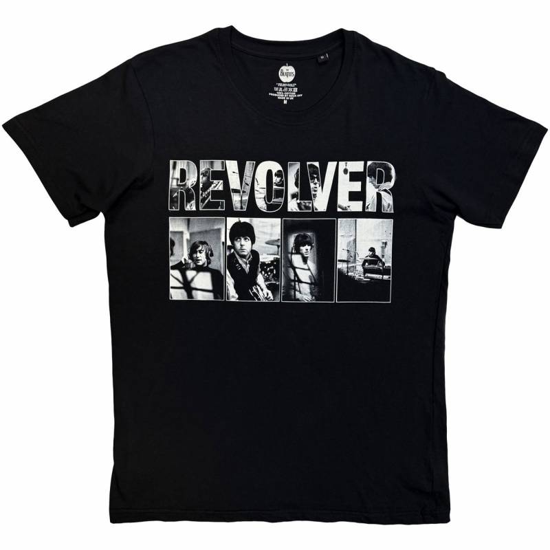 【予約商品】THE BEATLES バンドTシャツ ユニセックス: Revolver Portraits (Black)
