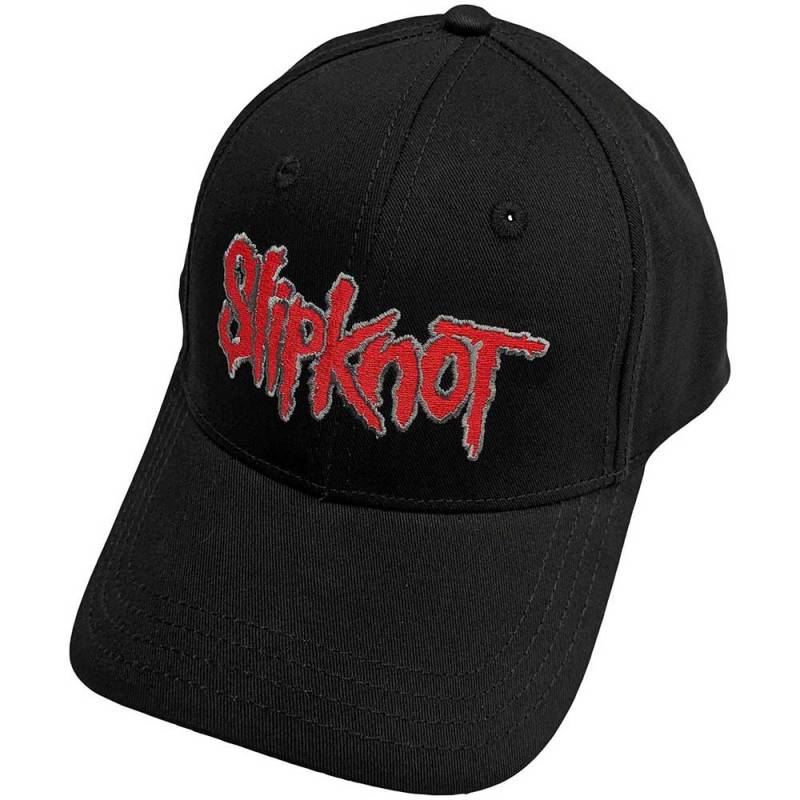 【予約商品】SLIPKNOT Unisex Baseball Cap: Text Logo (Black) - BLACK