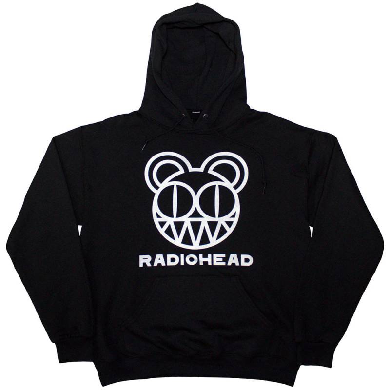 RADIOHEAD Unisex Pullover Hoodie: Bearhead (Black)