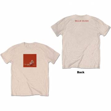 【予約商品】BILLIE EILISH バンドTシャツ ユニセックス: Therefore I Am (Back Print) - NATURAL