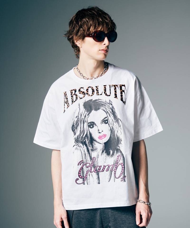 【予約商品】glamb(グラム) Diva T-Shirt / ディーバTシャツ - White