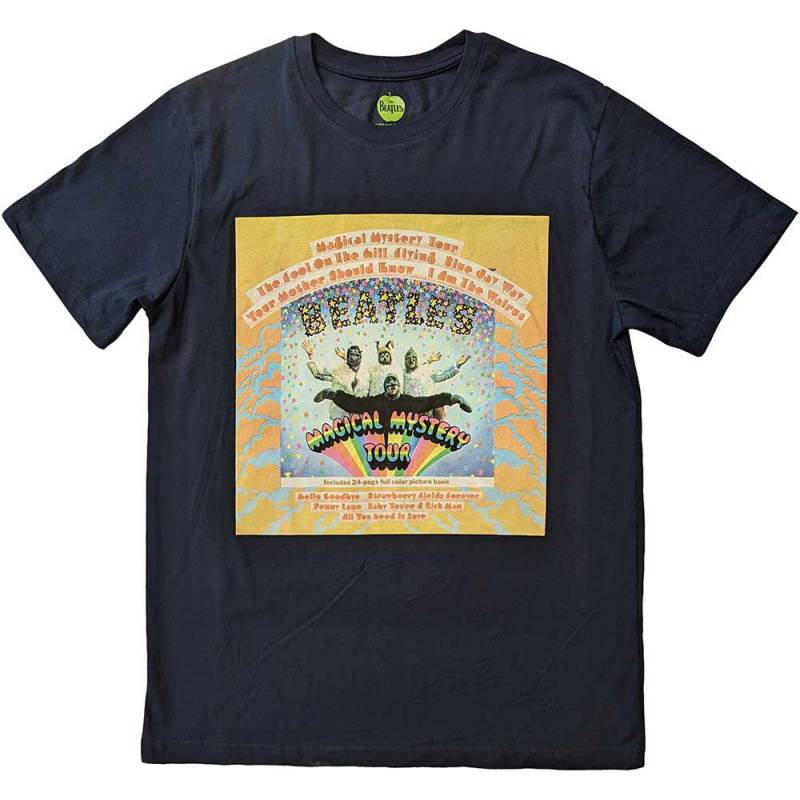 【予約商品】THE BEATLES バンドTシャツ ユニセックス: Magical Mystery Tour Album Cover (Navy Blue)