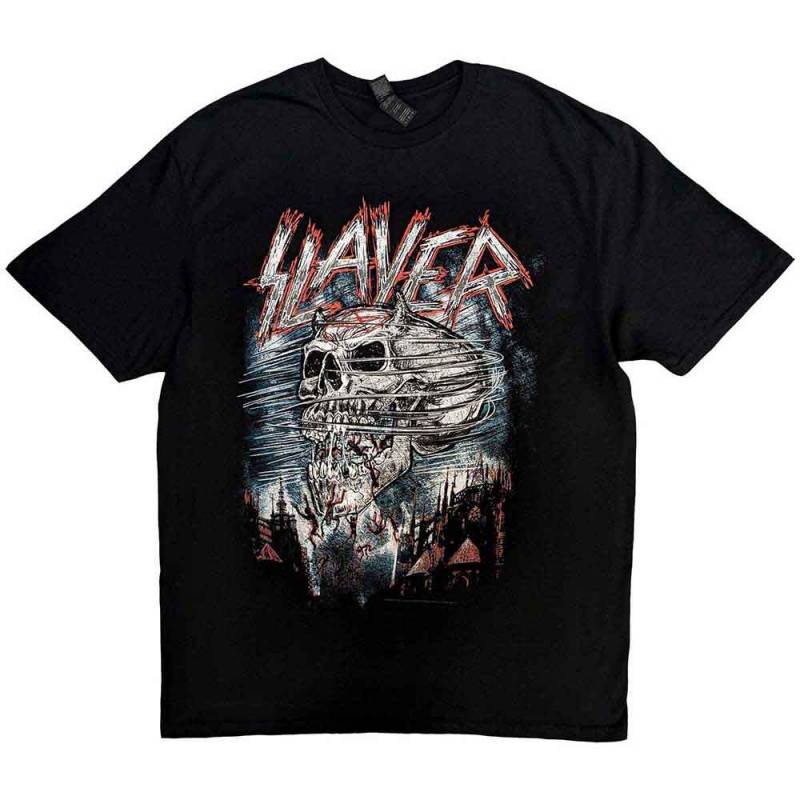 【予約商品】SLAYER バンドTシャツ ユニセックス: Demon Storm (Black)