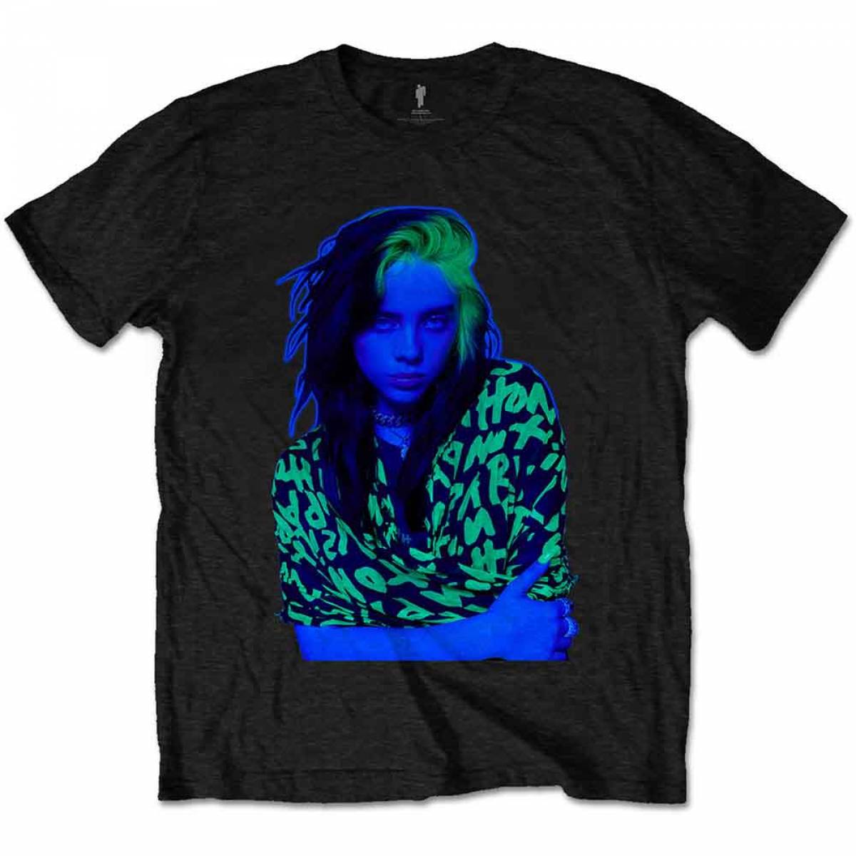 【予約商品】BILLIE EILISH バンドTシャツ ユニセックス: Press Photo - BLACK