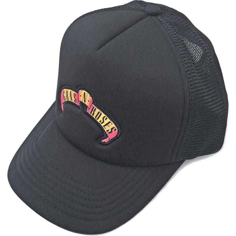 【予約商品】GUNS N' ROSES Unisex Mesh Back Cap: Scroll Logo (Black)