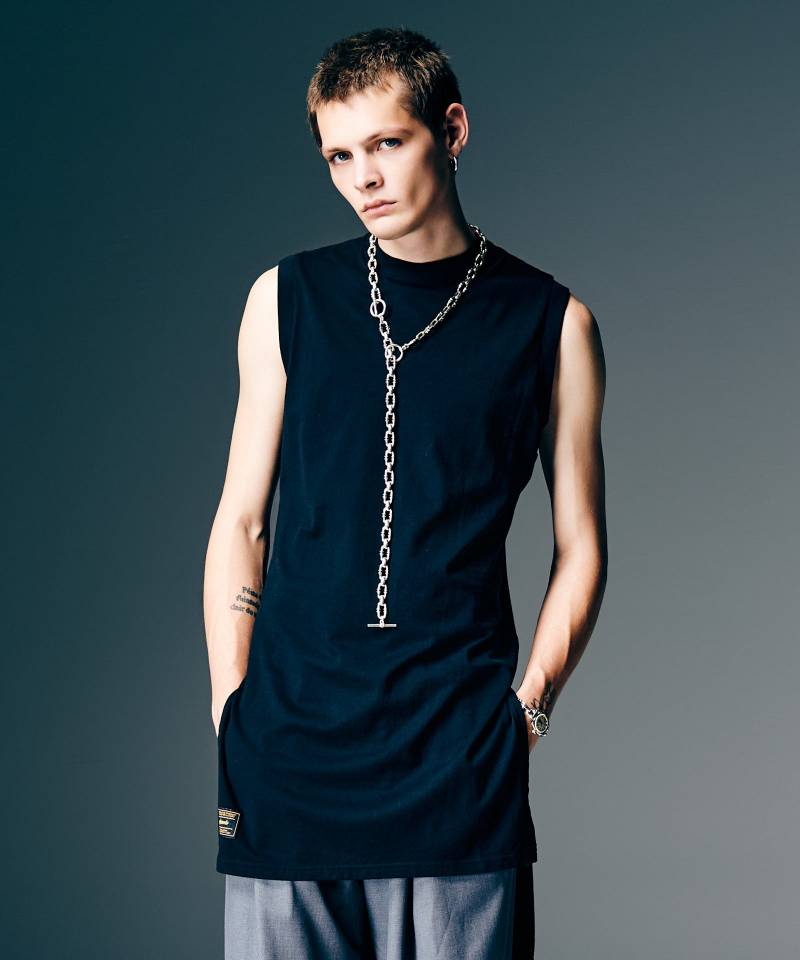 【予約商品】glamb(グラム)Blow Tank Top / ブロウタンクトップ - Black