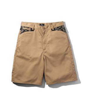 Subciety (サブサエティ) WORK SHORTS-WORKER- BEIGE