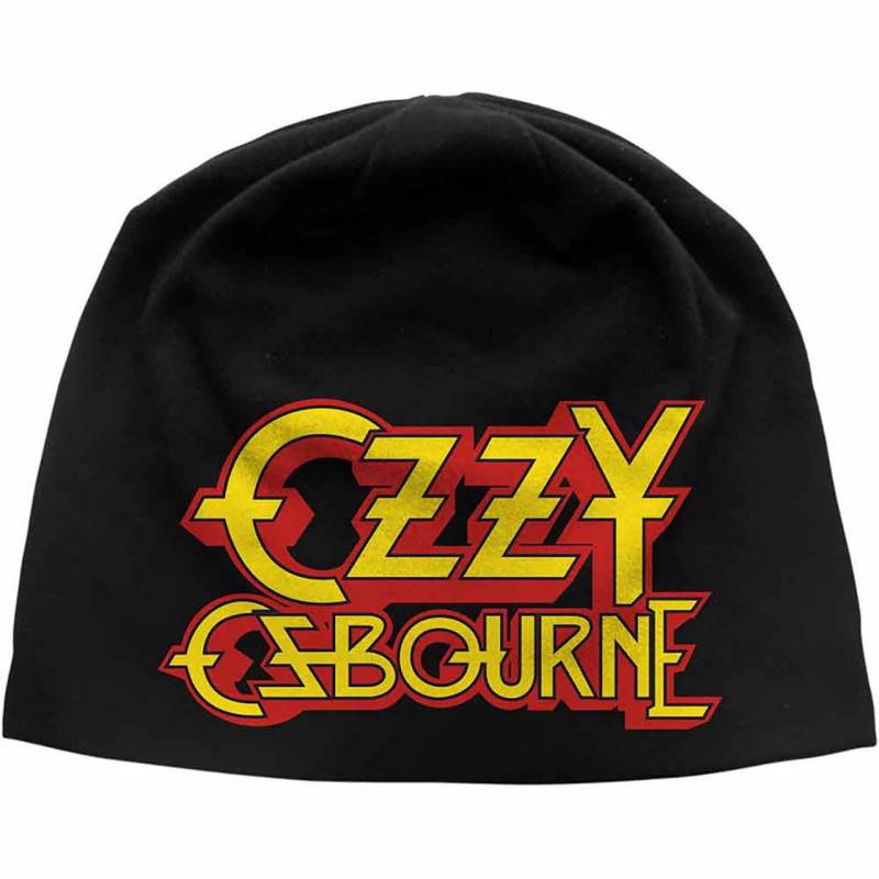 【予約商品】OZZY OSBOURNE Unisex Beanie Hat: Logo JD Print (Black)