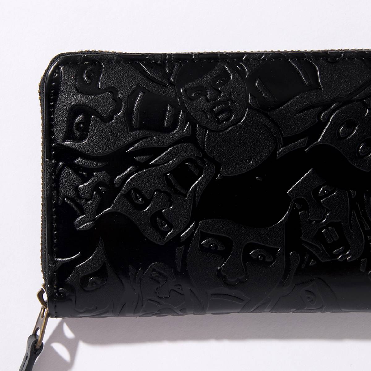 予約商品】PUNK DRUNKERS アイツ総柄長財布 - BLACK / ロック 予約商品】PUNK DRUNKERS アイツ総柄長財布 - BLACK / ロック