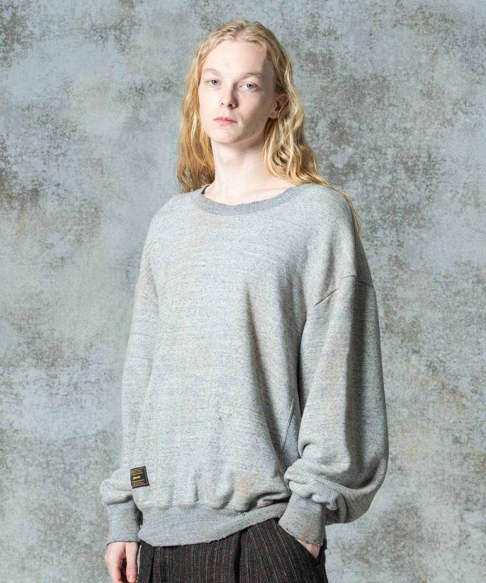 【予約商品】glamb(グラム)GB0325/CS14 : Acid Sweat / アシッドスウェット - Gray