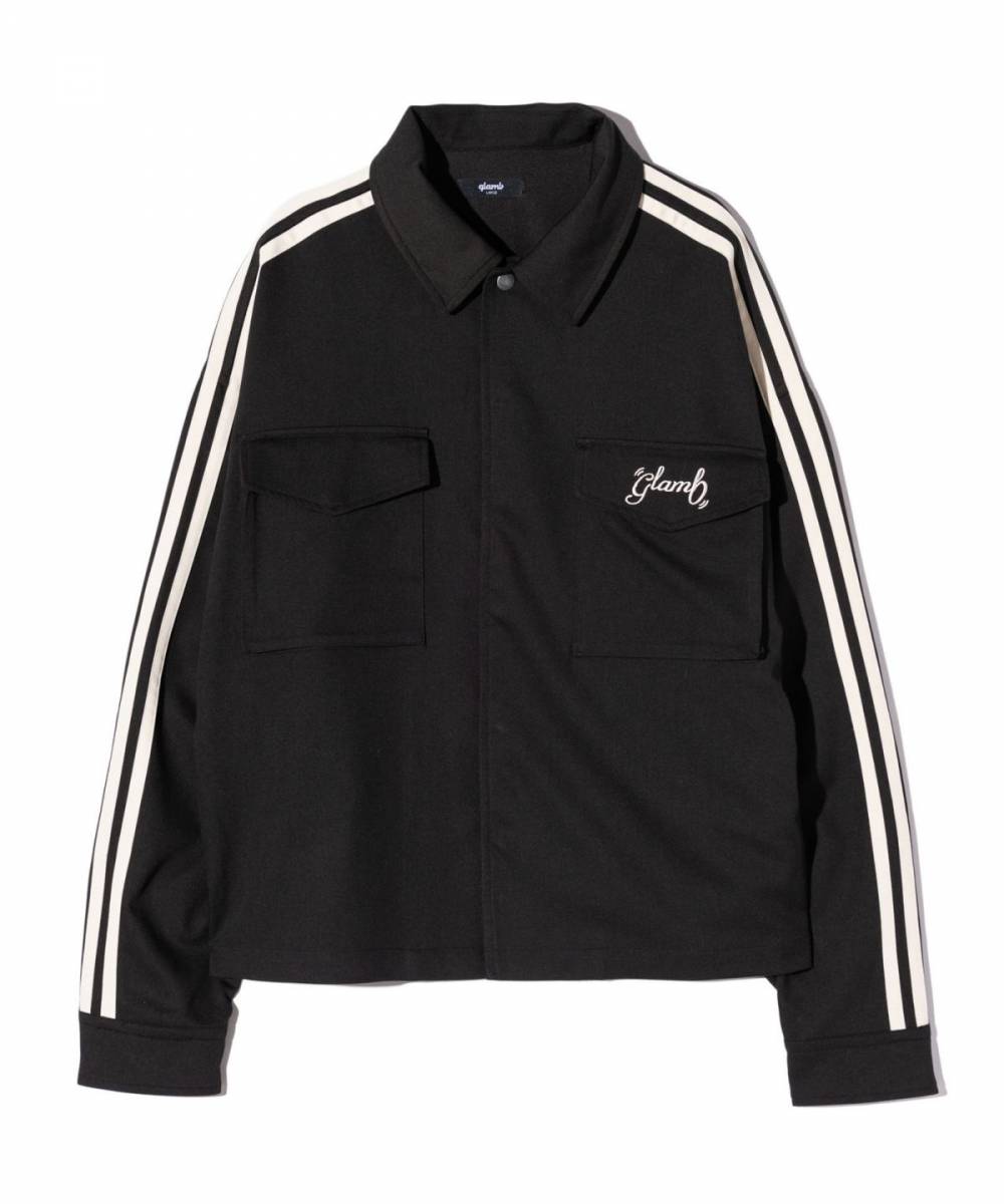 予約商品】glamb (グラム)GB0224/SH16 : Line Jersey Shirt / ライン 