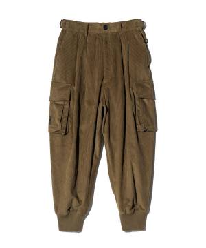【予約商品】glamb(グラム)GB0125/P13 : Corduroy Deformed Pants / コーデュロイディフォームパンツ - Beige
