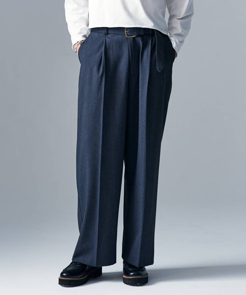 【予約商品】glamb(グラム)Blue Noise Slacks / ブルーノイズスラックス - Gray