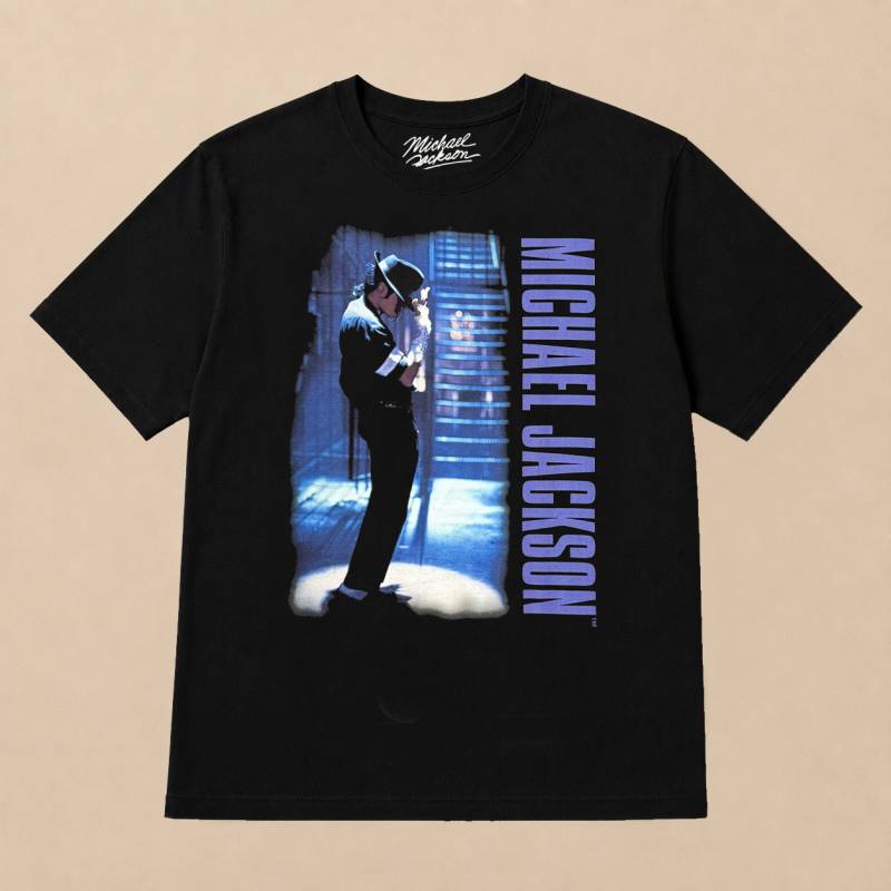 【予約商品】MICHAEL JACKSON Tシャツ ユニセックス: Black Or White Panther Dance (Black)