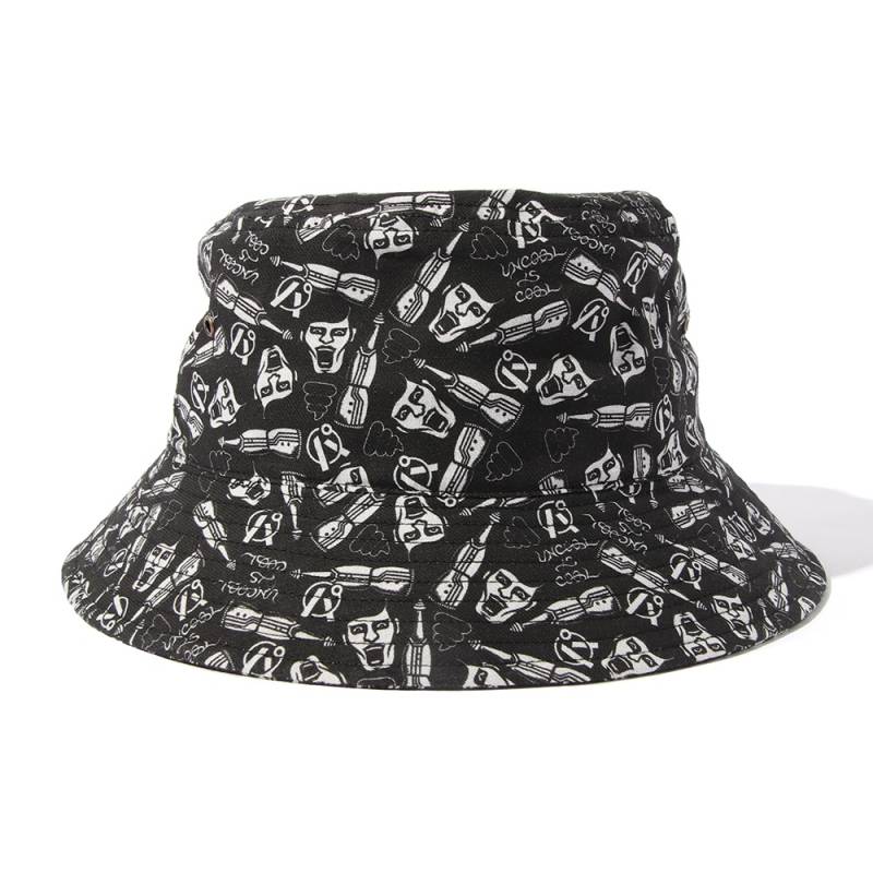 【予約商品】PUNK DRUNKERS (パンク・ドランカーズ) 超総柄HAT - BLACK