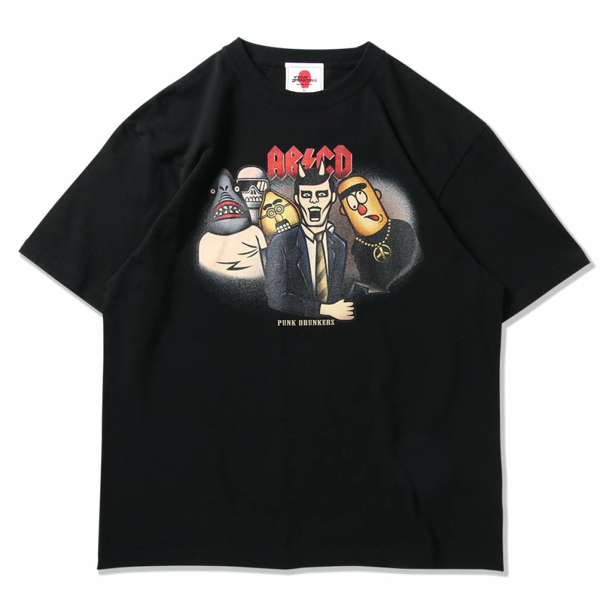 PUNK DRUNKERS (パンクドランカーズ) 地獄のABCD.TEE - BLACK