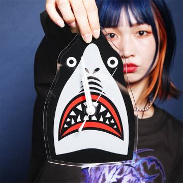 【予約商品】PUNK DRUNKERS (パンクドランカーズ) 鮫人アクリル時計 - BLACK