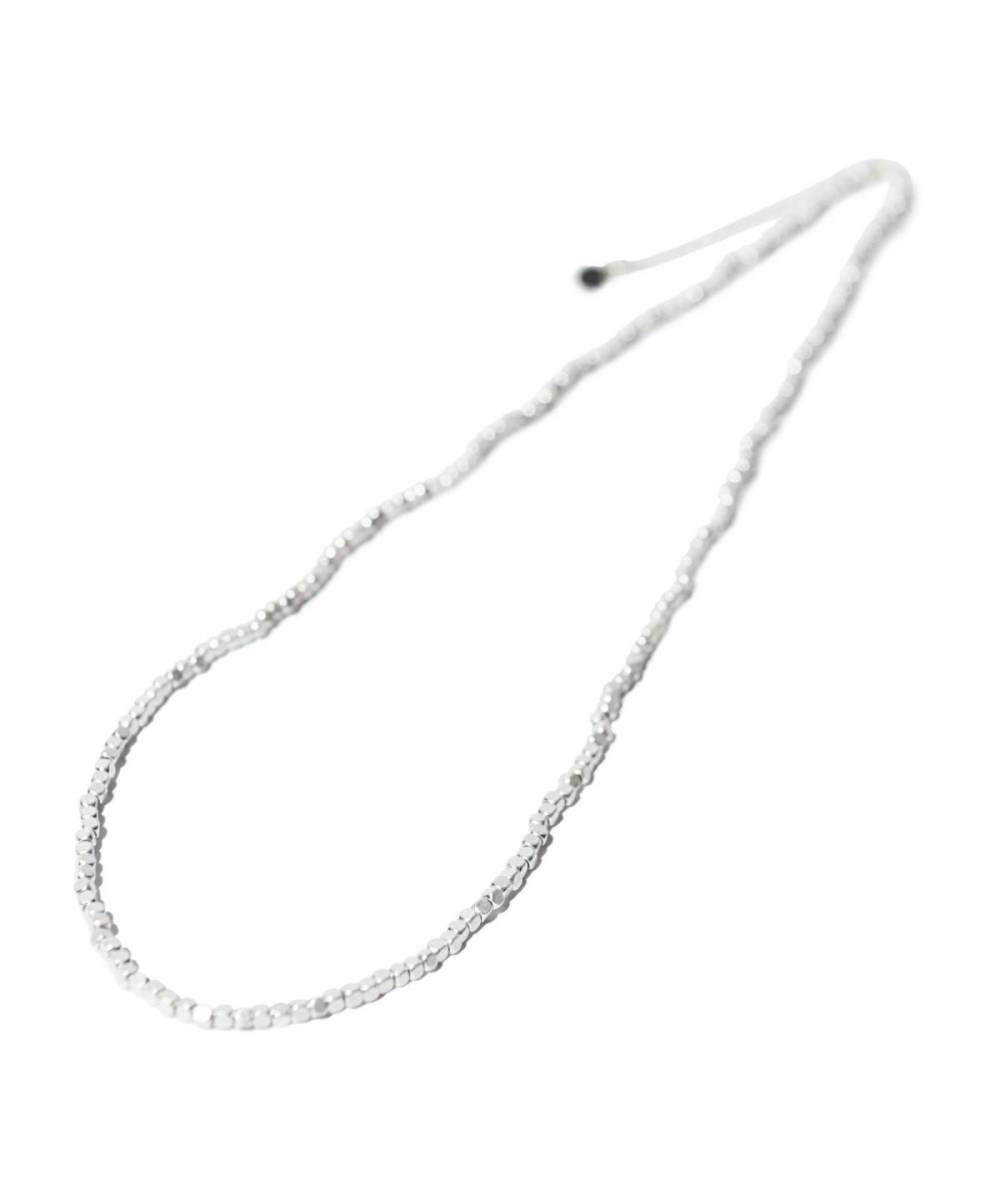 【予約商品】glamb (グラム)
GB0223/AC21 : Metal Beads Long Necklace / メタルビーズロングネックレス - Silver
