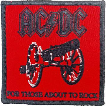 【予約商品】AC/DC Woven Patch: For Those About To Rock (Standard)