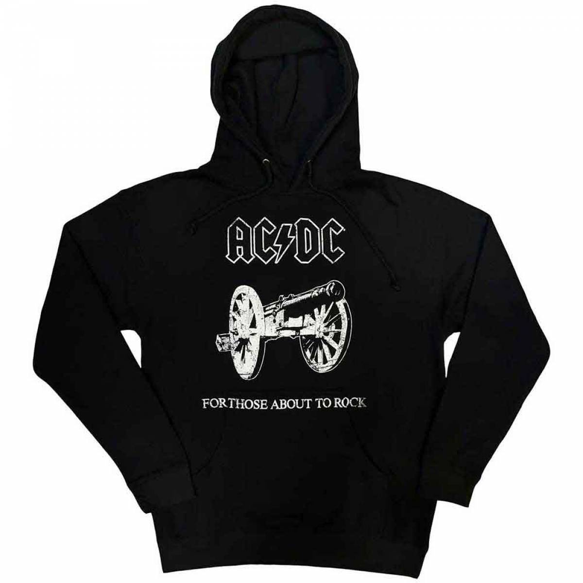 【予約商品】AC/DC Unisex Pullover Hoodie: About to Rock - BLACK