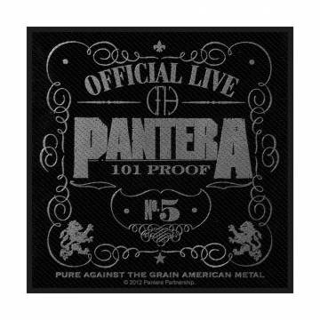 【予約商品】PANTERA Standard Woven Patch: 101% Proof (Retail Pack)