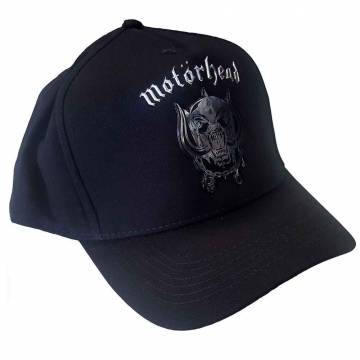 【予約商品】MOTORHEAD Unisex Baseball Cap: Sonic Silver Warpig (Black) - BLACK
