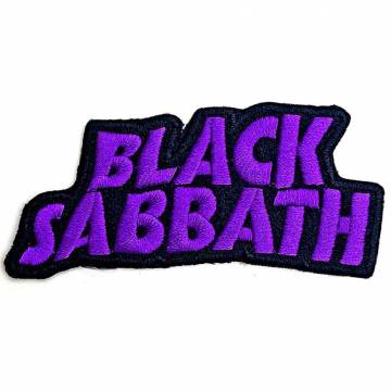 【予約商品】BLACK SABBATH Woven Patch: Cut Out Wavy Logo (Standard)