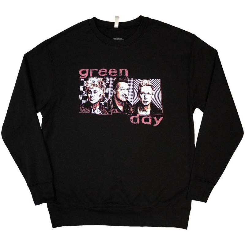 【予約商品】GREEN DAY Unisex Sweatshirt: 80's Summer Photo (Black) - BLACK